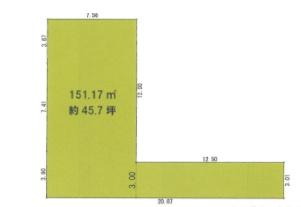 �_�ސ쌧����s�Ó��3���ڂ̓y�n�̊Ԏ��}