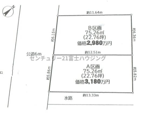 �_�ސ쌧������s������̓y�n�̊Ԏ��}