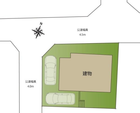 神奈川県藤沢市辻堂東海岸1丁目の土地の間取り図