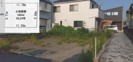 �_�ސ쌧����s�勘�̓y�n�̌��n�y�n�ʐ^