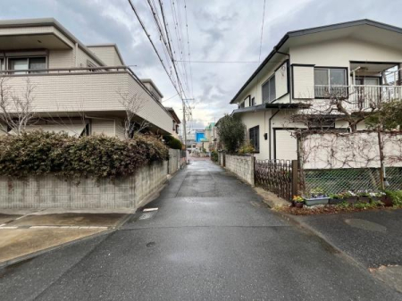 �_�ސ쌧����s�А�4���ڂ̓y�n�̑O�ʓ��H�܂ތ��n�ʐ^