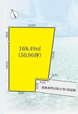 �_�ސ쌧����s�А�4���ڂ̓y�n�̊Ԏ��}