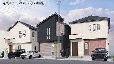 神奈川県高座郡寒川町一之宮3丁目の新築一戸建ての現地外観写真