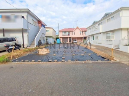 神奈川県藤沢市鵠沼桜が岡2丁目の土地の現地土地写真