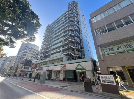 神奈川県藤沢市藤沢の中古マンションの現地外観写真