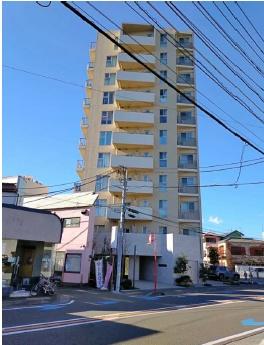 神奈川県藤沢市片瀬4丁目の中古マンションの現地外観写真