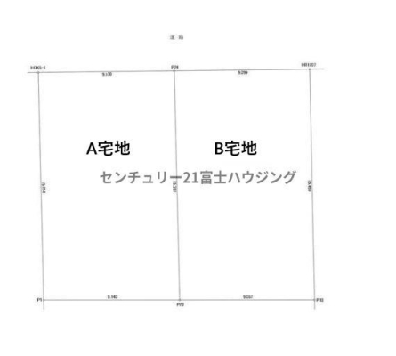 �_�ސ쌧����s����������1���ڂ̓y�n�̊Ԏ��}