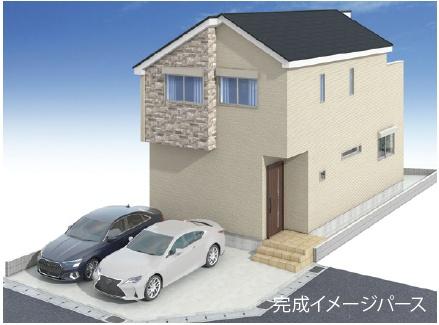 �_�ސ쌧������s�����u2���ڂ̐V�z��ˌ��Ă̌��n�O�ώʐ^