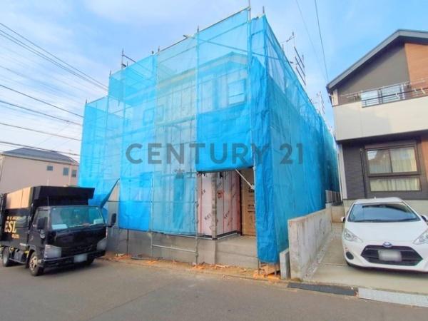 �_�ސ쌧����s���̐V�z��ˌ��Ă̑O�ʓ��H�܂ތ��n�ʐ^