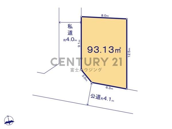 �_�ސ쌧������s�ԉH���̓y�n�̊Ԏ��}