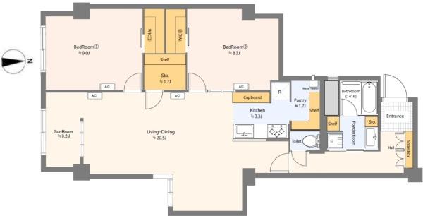 �_�ސ쌧����s�А��C��2���ڂ̒��Ã}���V�����̊Ԏ��}