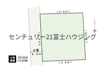 �_�ސ쌧������s�ԉH���̓y�n�̊Ԏ��}