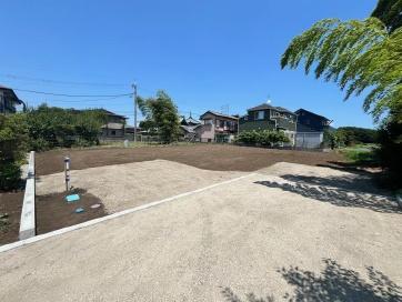 神奈川県藤沢市亀井野の土地の現地土地写真