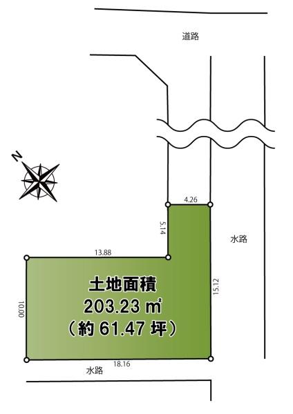 �_�ސ쌧�ɐ����s����4���ڂ̓y�n�̑S�̋��}