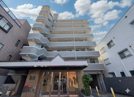 神奈川県茅ヶ崎市中海岸1丁目の中古マンションの現地外観写真