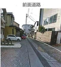 �_�ސ쌧���q�s���J2���ڂ̓y�n�̑O�ʓ��H�܂ތ��n�ʐ^