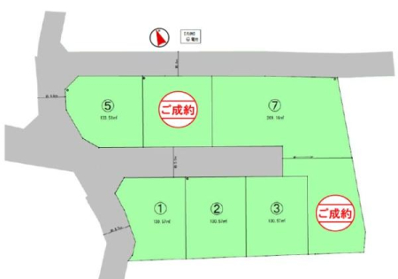 �_�ސ쌧����s���q�̓y�n�̊Ԏ��}