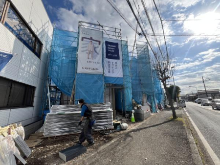 �_�ސ쌧������s����̐V�z��ˌ��Ă̌��n�O�ώʐ^