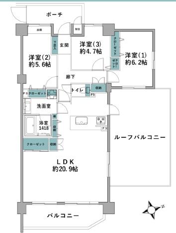 �_�ސ쌧���q�s�J�c3���ڂ̒��Ã}���V�����̊Ԏ��}