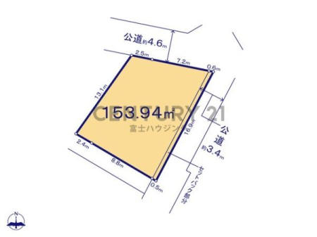 �_�ސ쌧������s�ԉH���̓y�n�̊Ԏ��}