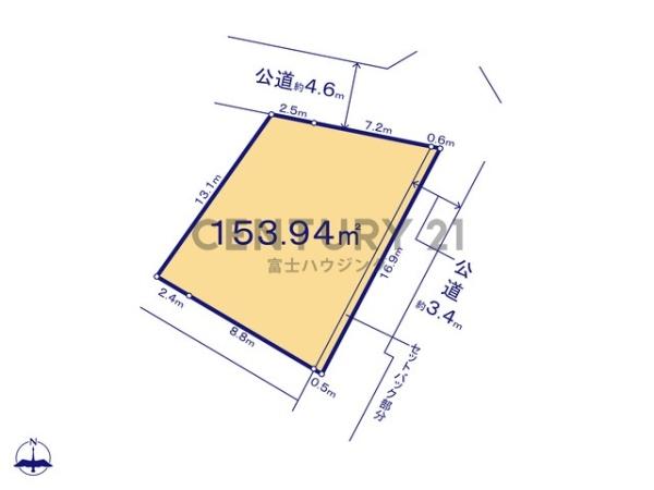 �_�ސ쌧������s�ԉH���̓y�n�̊Ԏ��}