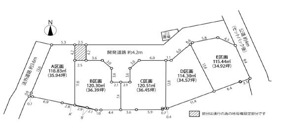 �_�ސ쌧������s����6���ڂ̓y�n�̊Ԏ��}