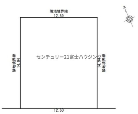 �_�ސ쌧����s�����̓y�n�̊Ԏ��}