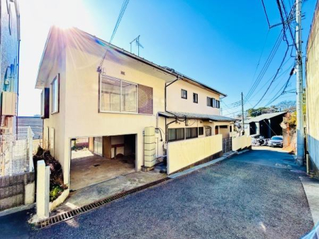 �_�ސ쌧����s�勘3���ڂ̓y�n�̑O�ʓ��H�܂ތ��n�ʐ^