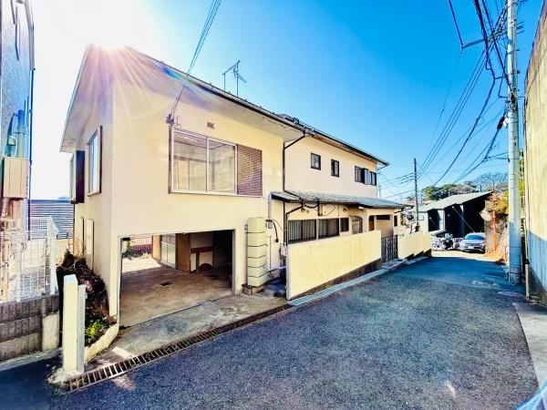 �_�ސ쌧����s�勘3���ڂ̓y�n�̑O�ʓ��H�܂ތ��n�ʐ^