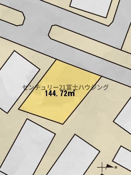 �_�ސ쌧����s���������J2���ڂ̓y�n�̊Ԏ��}