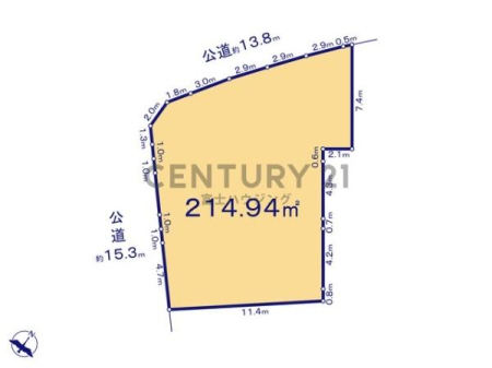 �_�ސ쌧����s�P�s1���ڂ̓y�n�̊Ԏ��}