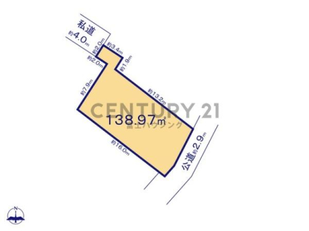 �_�ސ쌧����s�ғ��V��3���ڂ̓y�n�̊Ԏ��}