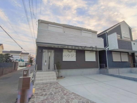 神奈川県藤沢市鵠沼海岸7丁目の新築一戸建ての現地外観写真