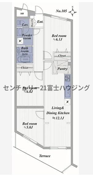 �_�ސ쌧������s���Z���̒��Ã}���V�����̊Ԏ��}