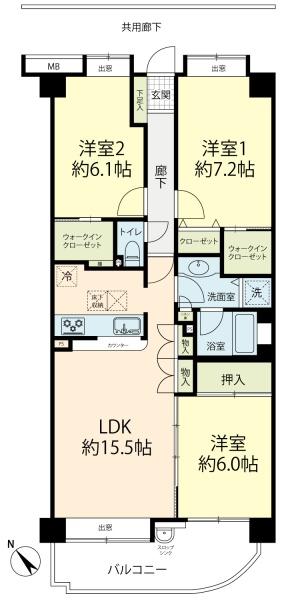 �_�ސ쌧����s�P�s��1���ڂ̒��Ã}���V�����̊Ԏ��}