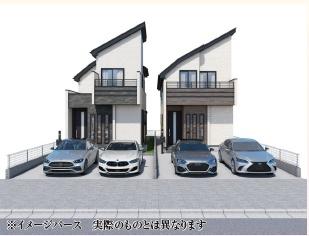 神奈川県藤沢市湘南台6丁目の新築一戸建ての現地外観写真