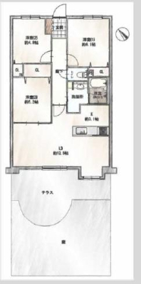 �_�ސ쌧����s�����C��4���� 6-11�̒��Ã}���V�����̊Ԏ��}