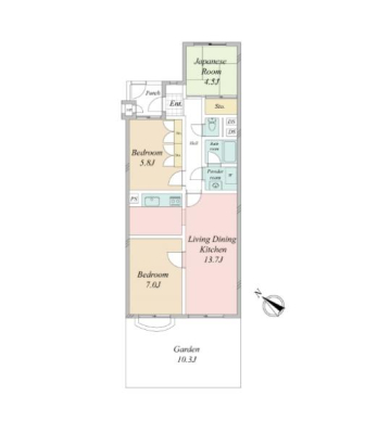 �_�ސ쌧����s�ғ�������2���ڂ̒��Ã}���V�����̊Ԏ��}