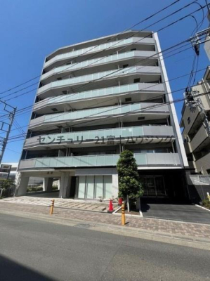 神奈川県茅ヶ崎市幸町の中古マンションの現地外観写真