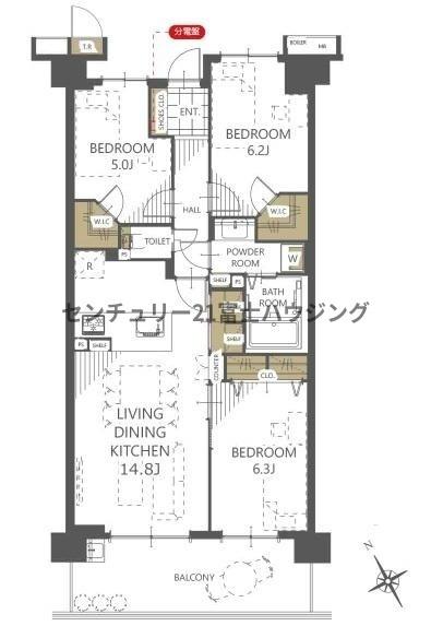 �_�ސ쌧������s�����̒��Ã}���V�����̊Ԏ��}