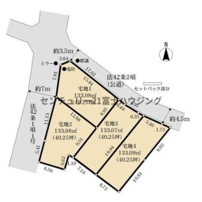 �_�ސ쌧����s�{����2���ڂ̓y�n�̊Ԏ��}