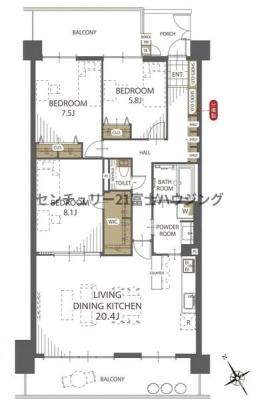 �_�ސ쌧����s���3���ڂ̒��Ã}���V�����̊Ԏ��}