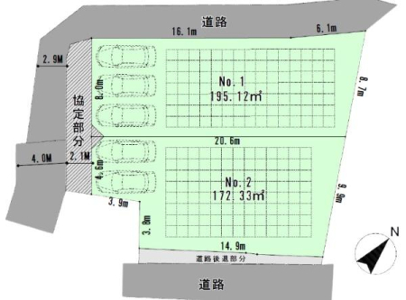 �_�ސ쌧����s�ғ�6���ڂ̓y�n�̊Ԏ��}