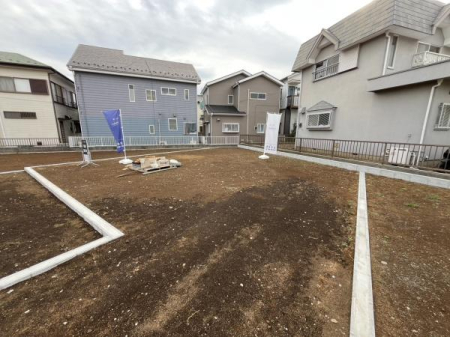 神奈川県茅ヶ崎市香川1丁目の土地の現地土地写真