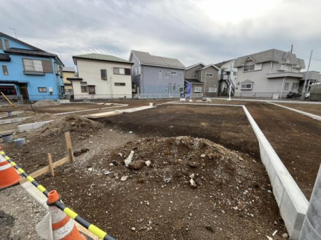 神奈川県茅ヶ崎市香川1丁目の土地の現地土地写真