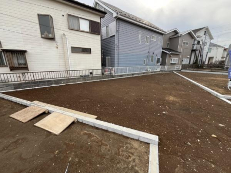 神奈川県茅ヶ崎市香川1丁目の土地の現地土地写真