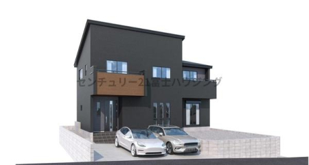 神奈川県茅ヶ崎市堤の新築一戸建ての現地外観写真