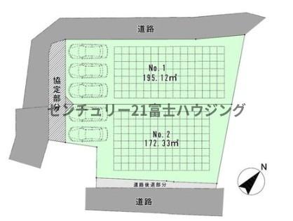 �_�ސ쌧����s�ғ�6���ڂ̓y�n�̊Ԏ��}