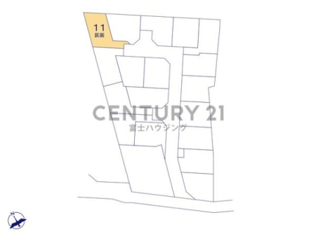 �_�ސ쌧������s���h�̓y�n�̊Ԏ��}