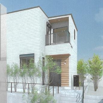 �_�ސ쌧����s����������1���ڂ̐V�z��ˌ��Ă̊����\�z�}(�O��)